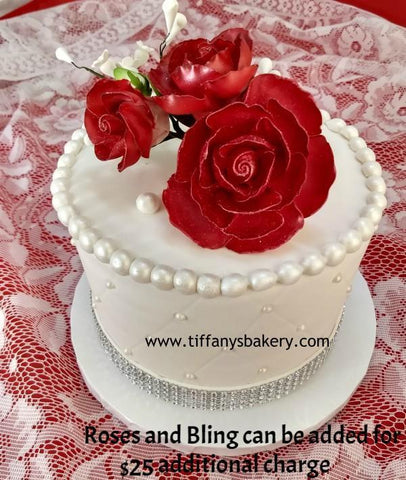 Gum Paste Flowers are additional charge