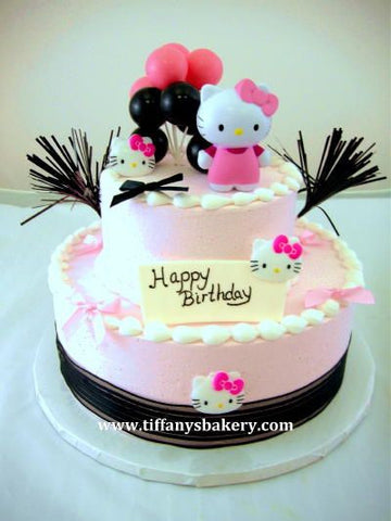 Hello Kitty Celebration Tier Black Ribbon