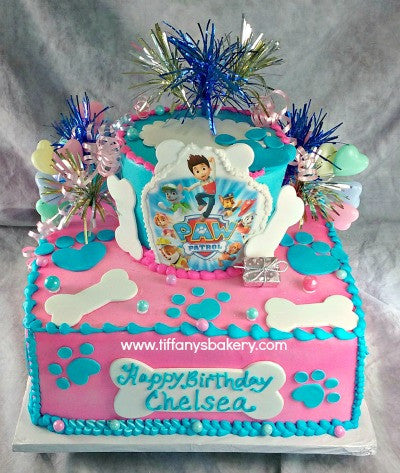 Paw Patrol Celebration Tier Cake