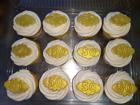 Number Cupcakes - Dozen