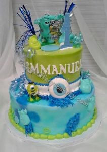 Monsters Inc. Celebration Tier Cake