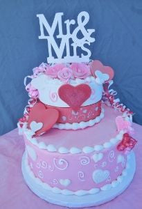 Mr. & Mrs. Celebration Tier Cake