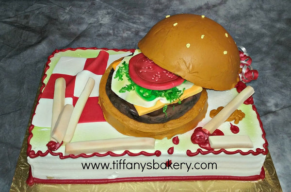 Hamburger and Fries