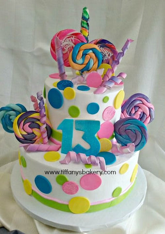 Lollipop Celebration Tier Cake