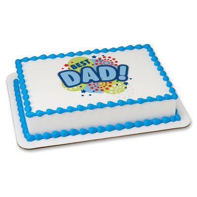 Best Dad Edible Image Layon #353 Sheet
