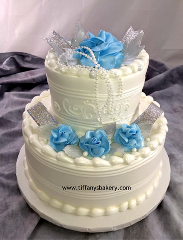 Wedded Bliss Classic Wedding Cake