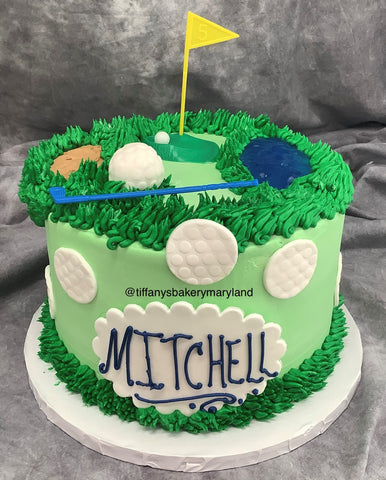 Golf 8" Round 3 Layer Cake