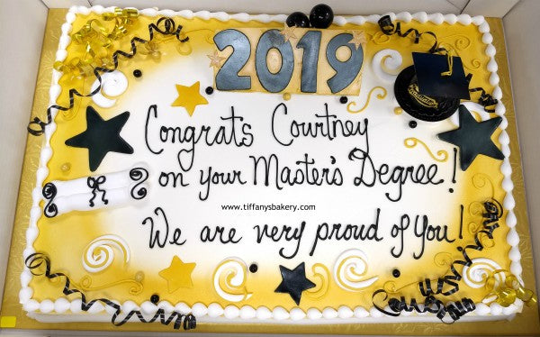 Grad Sheet Cake - 2021