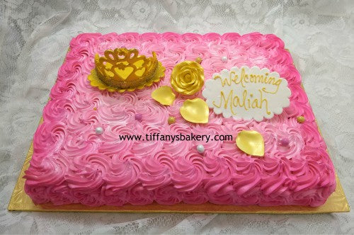 Rosette  Sheet Cake