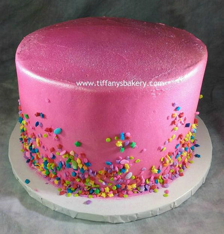 Round Buttercream Frosted 8" Cake