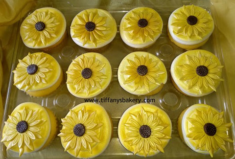 Sunflower Cupcakes - Dozen