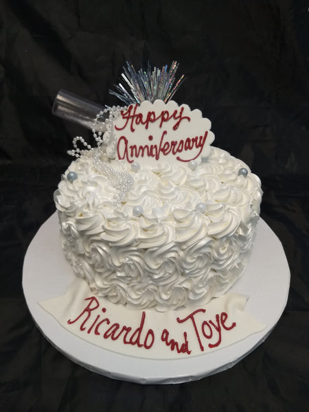 Rosette Cake  - 2 Layer Round